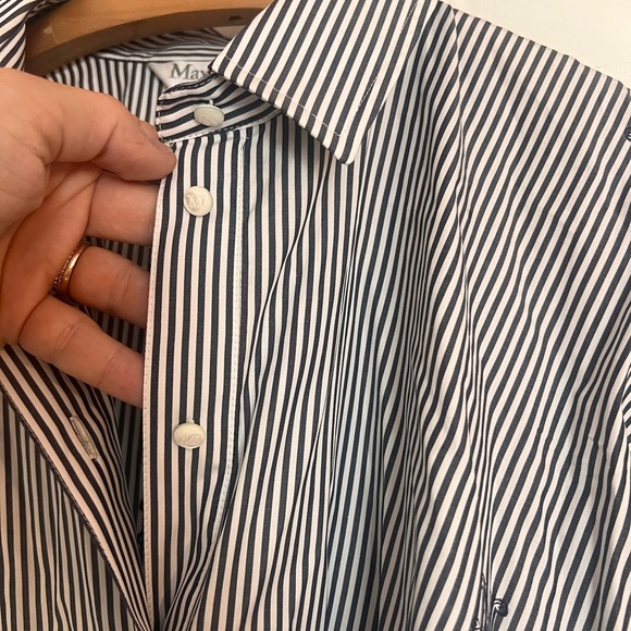 Max Mara short stripped dress tunic size 12 - Picture 7 of 10